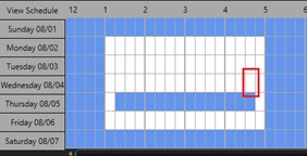 Screenshot showing how to clear out a portion of the grid at once